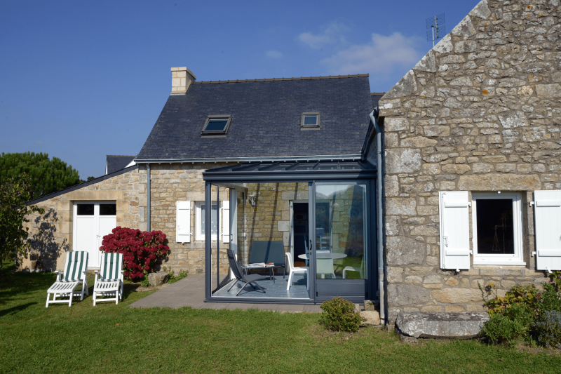 Fabrication de petite véranda dans une maison en rénovation, près de Rouen 76